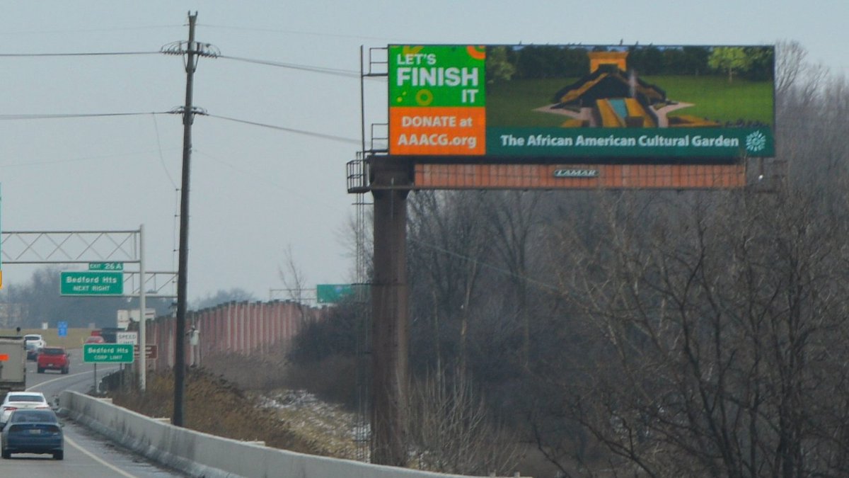 aaacgcle's tweet photo. We now have billboards along I-90, I-480, and I-271! Make sure to tell a neighbor!
#aaacgcle #africanamerican #blackamerican #blackhistory #cle #cleveland #culture #culturalgardens #gardening #heritage #legacy #nature #naturelovers #plants #thisiscle https://t.co/OUMkszVB3B