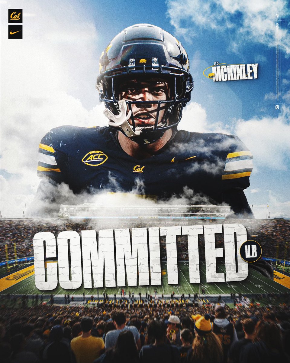 Jonathan_DMcK's tweet photo. Had an amazing visit at Cal this weekend. After deep consideration and thoughts with my family, I’m blessed and honored to say that I’m COMMITTED!!🐻🟡🔵 https://t.co/5VrSiyfAe3