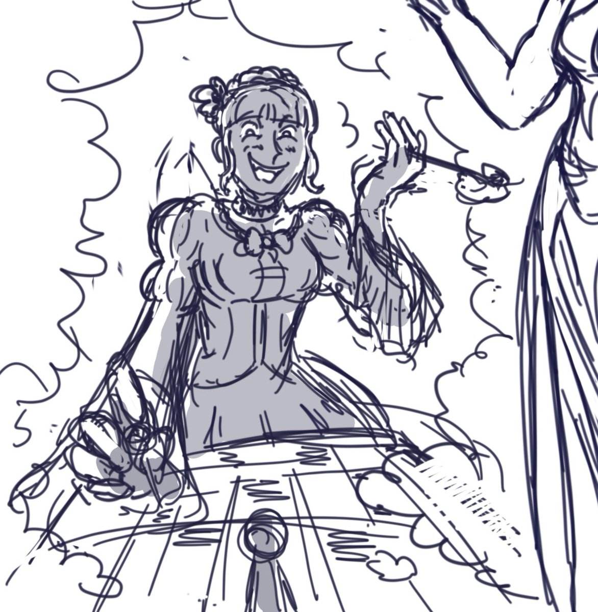 Kid named umineko scribble