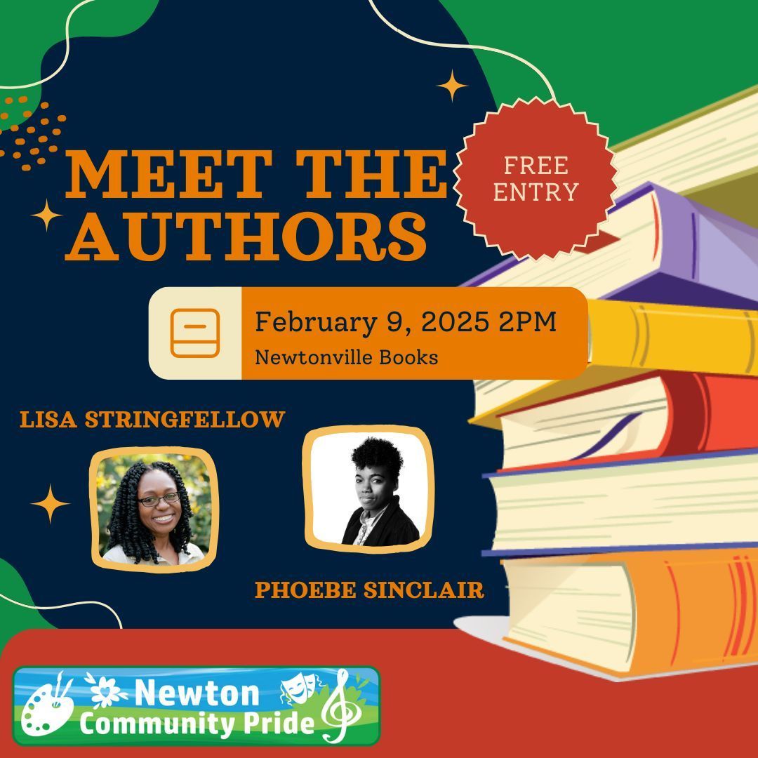 Our Black History Month programs start Sunday! Storytelling w authors Lisa Stringfellow &amp; Phoebe Sinclair @newtonville_books. Lisa, of A Comb of Wishes and Kingdom of Dust, and Phoebe, Confessions of a Candy Snatcher, will read &amp; discuss the storytelling process. Free !

#newton
