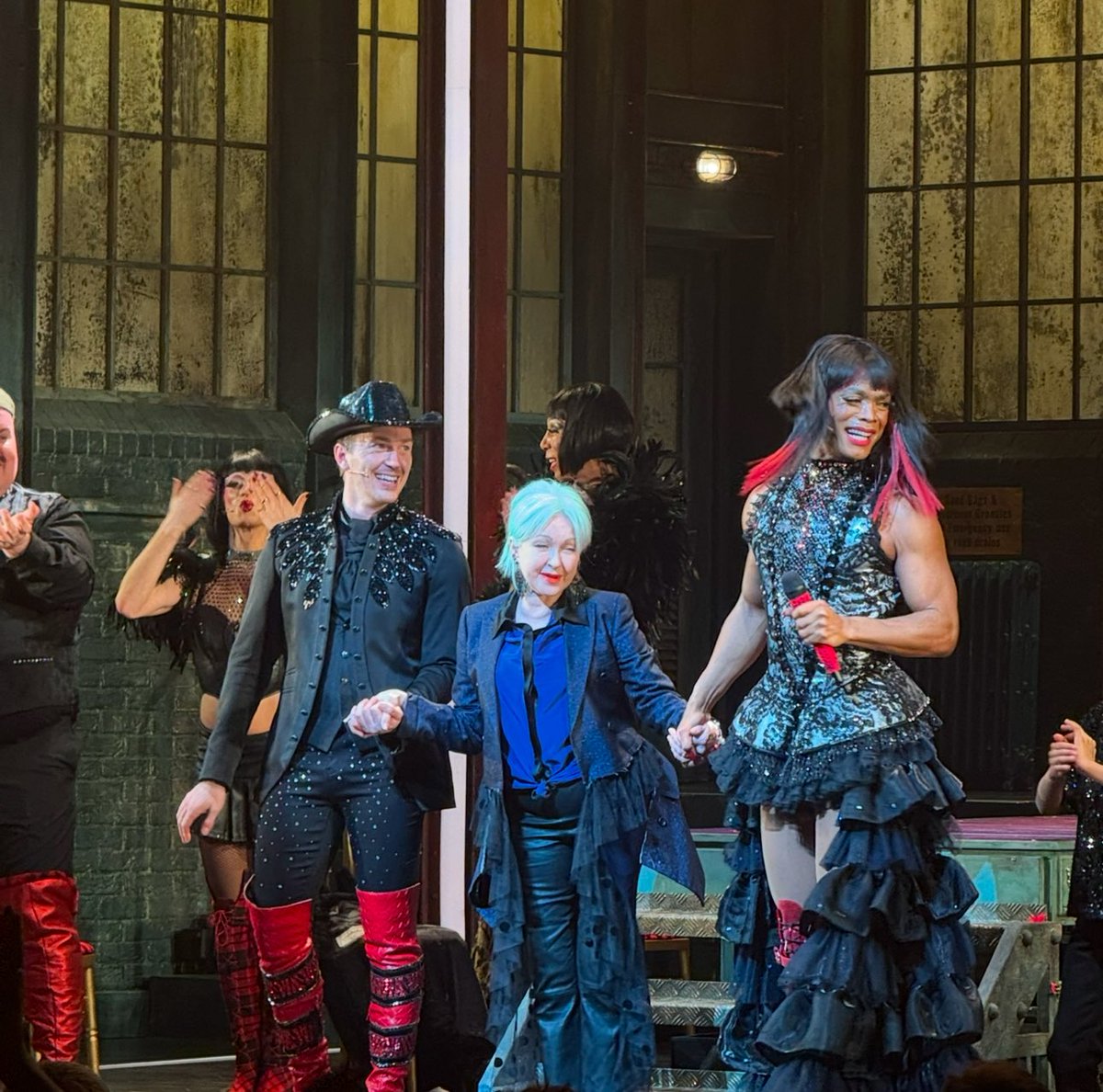 Shane Smith (@shanesmith_law) on Twitter photo Perfect end to a Tuesday night… the legend that is Cyndi Luper, Strictly’s Johannes Radebe and the whole cast of Kinky Boots ❤️ great show <a href="/kinkyboots_uk/">Kinky Boots</a> Perfect end to a Tuesday night… the legend that is Cyndi Luper, Strictly’s Johannes Radebe and the whole cast of Kinky Boots ❤️ great show <a href="/kinkyboots_uk/">Kinky Boots</a>