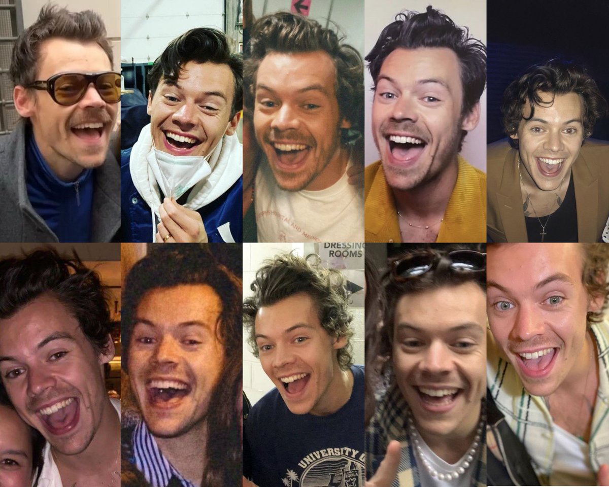 o harry sorrindo assim :D