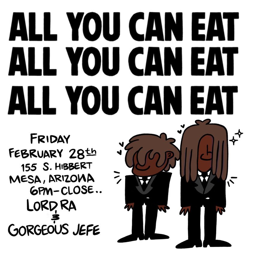 Oldman_RA's tweet photo. RSVP FOR “ALL YOU CAN EAT” FEB 28th!

https://t.co/0c0g3Pabuz https://t.co/YNDcYIxNez
