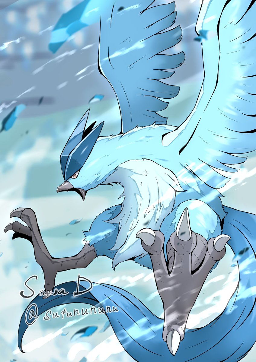 「青いポケモンたち #魅力ある青を見せてください見た人全員強制」|さわD @skeb依頼募集中のイラスト