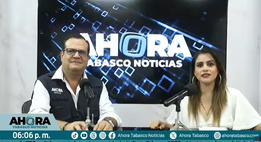 🔴#EnVivo| 📹 Este martes, te traemos lo más relevante de las noticias con Gabriel Aysa e Ilse Torres.

#Facebook:
fb.watch/xypqSNpaej/

#Twitter (#X):
x.com/i/broadcasts/1…

#YouTube:
youtu.be/ChBGwRGJFu0

#Radio;
#Los40 desde Villahermosa, Tabasco (101.5 FM):