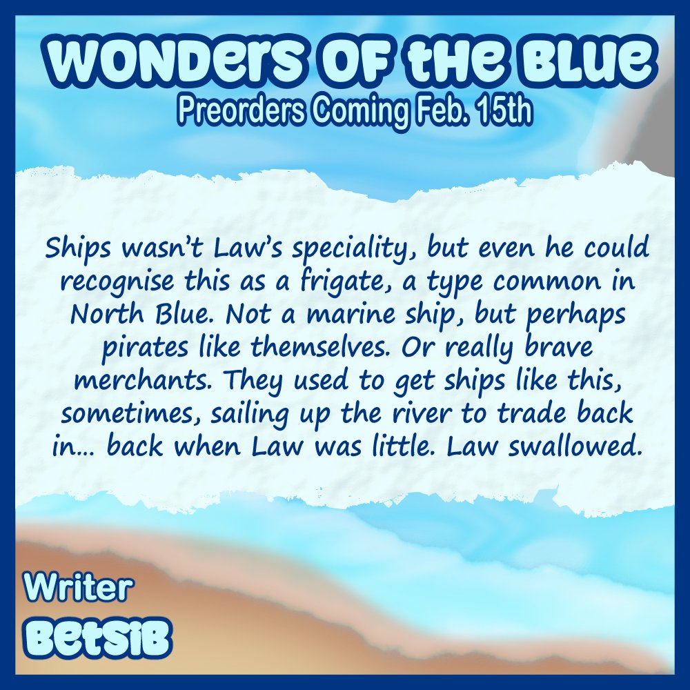 opoceanszine's tweet photo. 🦈 Zine Preview: betsib 🦈

First up for our writers is the amazing @bebergst with a stunning piece featuring our favorite Heart pirates &amp; a shipwreck that hits a little close to home... 💙🌊

🐠 Preorders opening Feb. 15th! 🐠 https://t.co/4WE30YLMHw