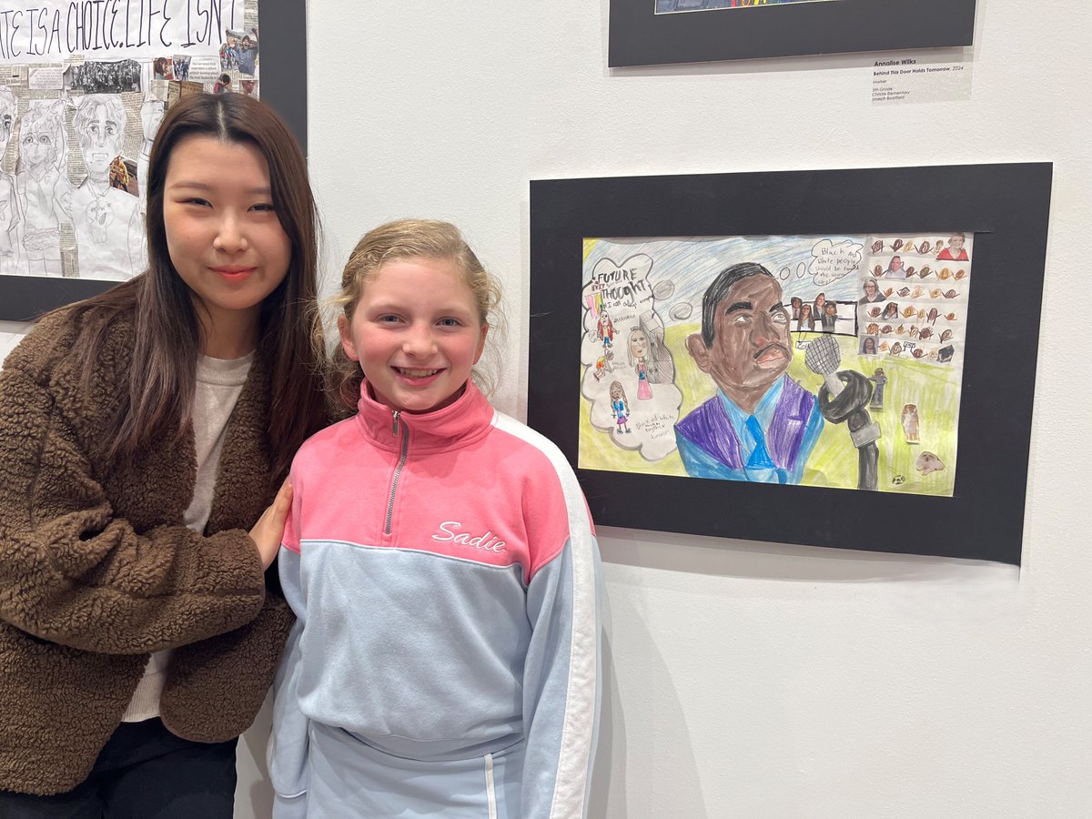 DaffronDeputies's tweet photo. Several Deputies showcased their talent with beautiful artwork and a powerful choir performance with the Plano Children's Chorale at the Plano ISD MLK celebration, making our school proud! 🎨🎶#TeamPlanoISD #TeamDaffron https://t.co/JJgAj17j1o