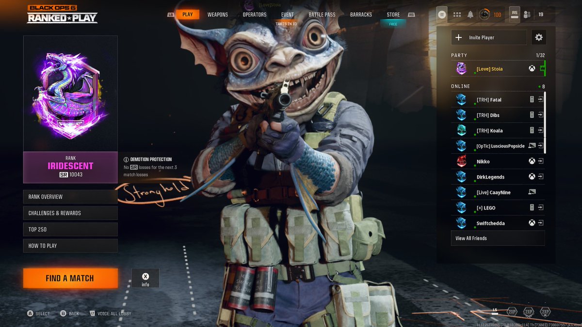 Stoia_'s tweet image. Day 7 Of Ranked Season 2 

2 a.m. in Atlanta, screaming, "Baby, I'm back” 

Never doubt the kid 💯 

Next Stop Top 250 🙏