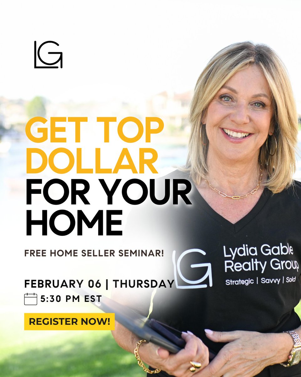 lydiagable's tweet image. 🏡 Selling your home? Get expert advice at our Home Seller Seminar! 

📅 Feb 6, 5:30 PM 
📍 2945 Townsgate Rd, Westlake Village. Free dinner &amp;amp; drinks! 

✨ Limited seating, secure your spot now: bit.ly/SeminarFeb6 

#ExpertHomeSelling #FreeSeminar