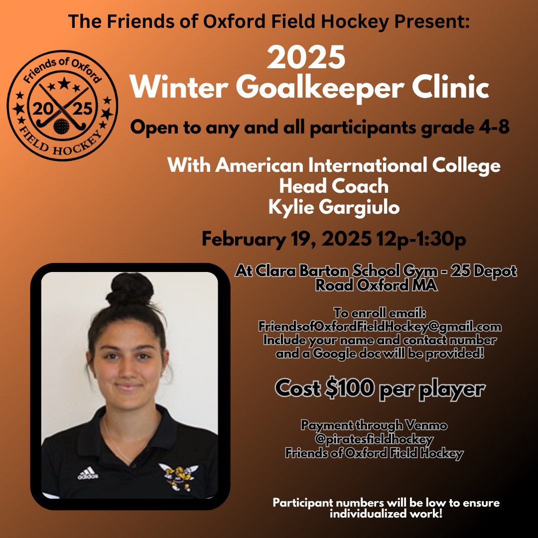 OHSFieldHockey1's tweet photo. Goal keeper clinics coming up! Reach out today! #fieldhockey #growthegame #usafieldhockey @USAFieldHockey #clinic https://t.co/BS8CMXf2Kw