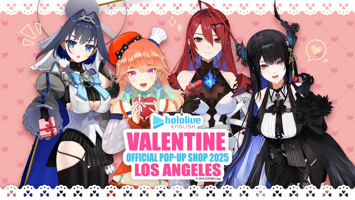 ✨本日開催！／ 🐔⏳🎼💄💀 holoEN バレンタインポップアップストア