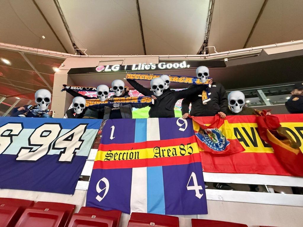 Secc_Area85's tweet photo. Un viaje más a las espaldas con nuestro grupo @UltrasGetafe lo de la represión es increíble como fuimos tratados… https://t.co/7DGmcfPXAL