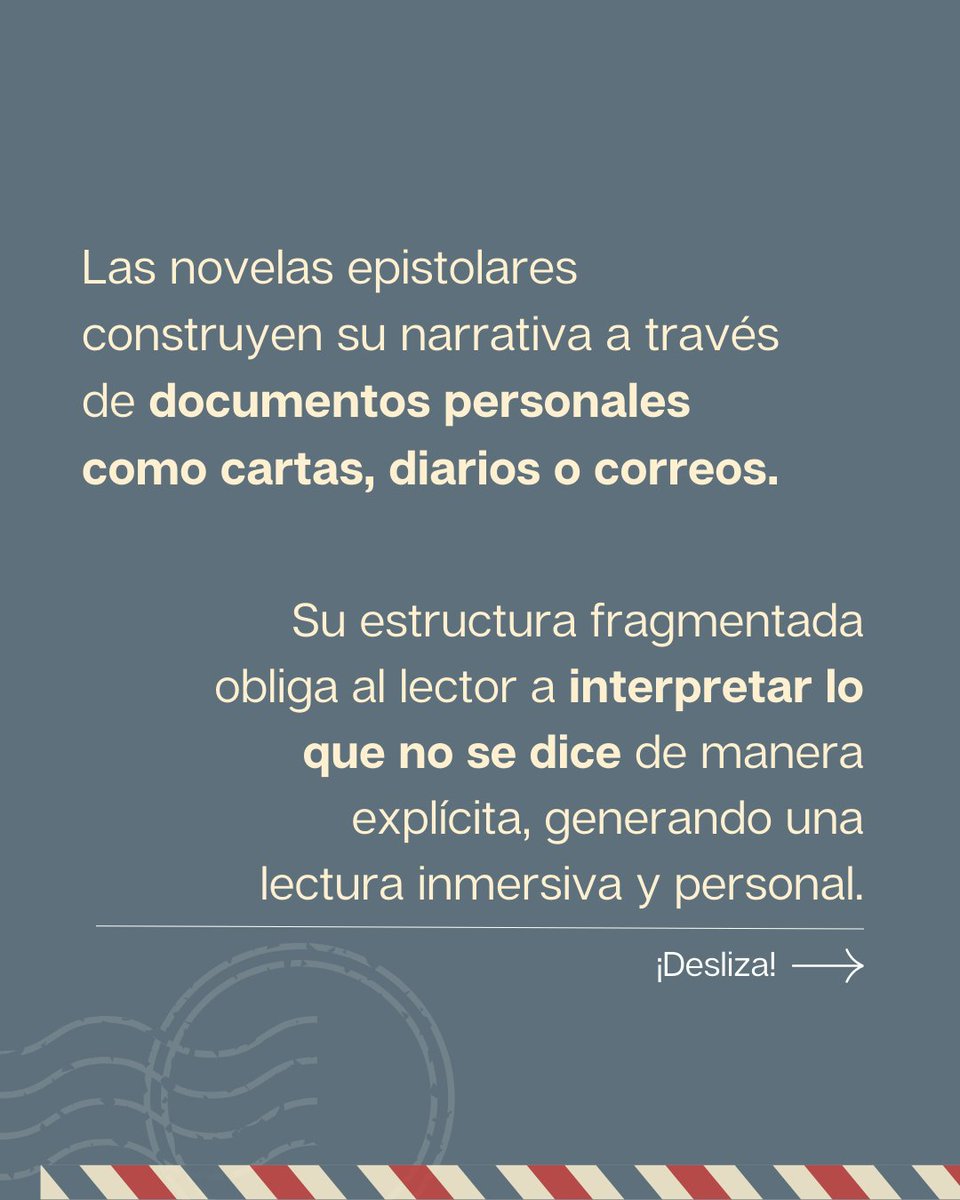 CasaPeriscopio's tweet photo. El género epistolar, una de las formas más íntimas y antiguas de contar historias.
📖 ¿Cómo nació y por qué sigue vigente? Descúbrelo en este carrusel. ⬇️ https://t.co/8vUXtUgPA5