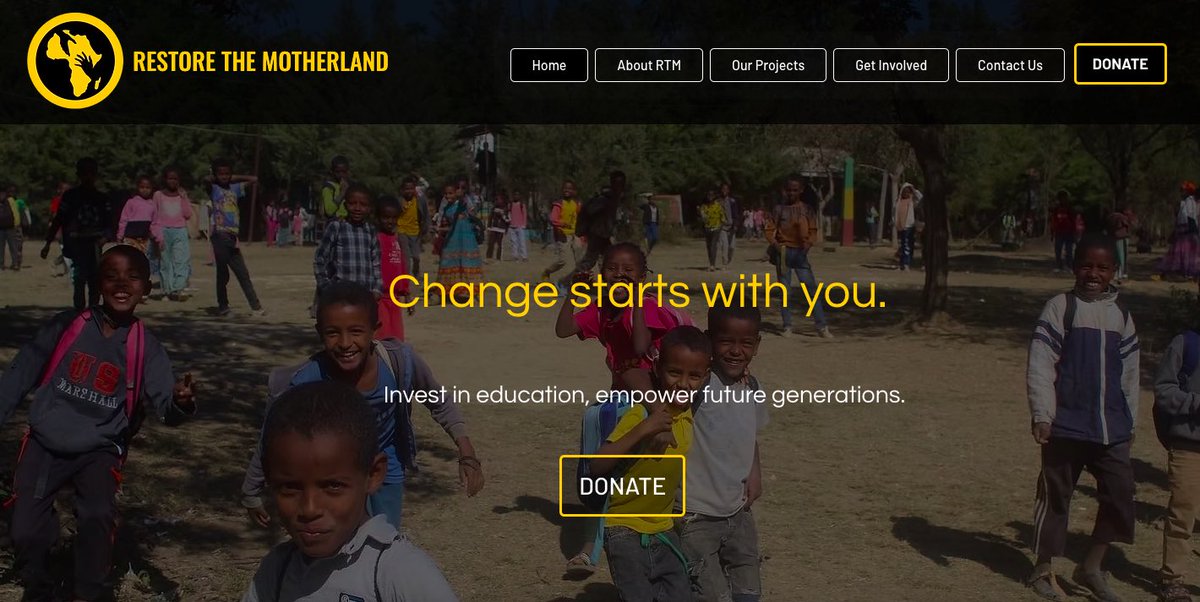 Our website is now live!

Check us out at restorethemotherland.org