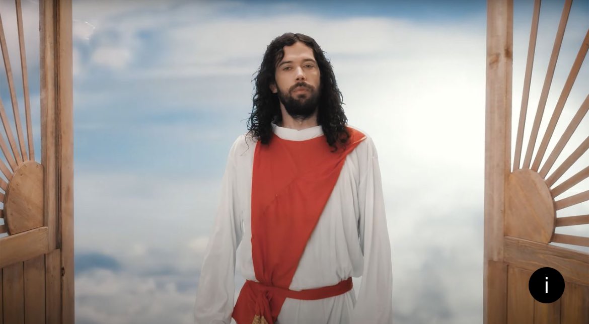 VojtechKristen's tweet photo. Žádný reklamy na Ježíše? Vidím v tom jasnou pomstu Mikimu za jeho guerillovou kampaň. #VoteJesus https://t.co/Wr6AUGNoQB