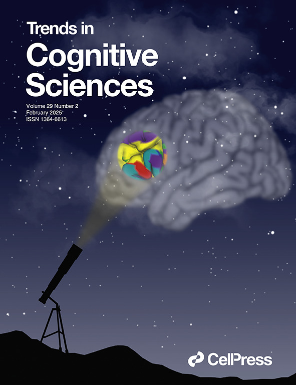 [Taking a break from bouts of 🤯 😑😩 to be...]
Happy that our paper is now officially out in the latest issue of TICS:
go.illinois.edu/Lee2025_TICS
and highlighted with beautiful cover art by <a href="/allydworetsky/">Ally Dworetsky</a> 
Check 👇 for a quick summary