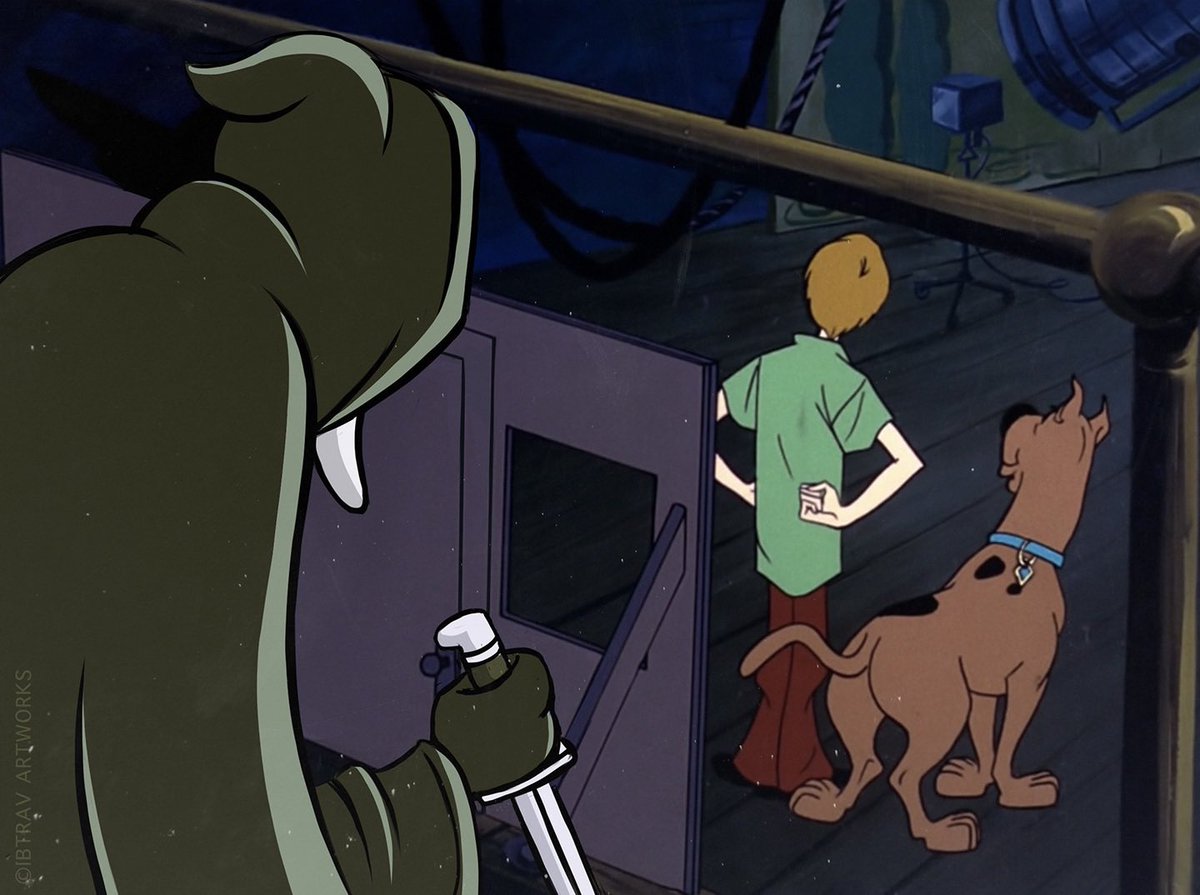ibtrav's tweet photo. Scenes from the classic episode “Return of the Ghastly Ghostface”.

The gang goes to visit Velma’s friend at Windsor College where the Mysterious Ghostface appears once again to haunt &amp; hunt them all!
#LostMysteries https://t.co/JHR52eCB5Q
