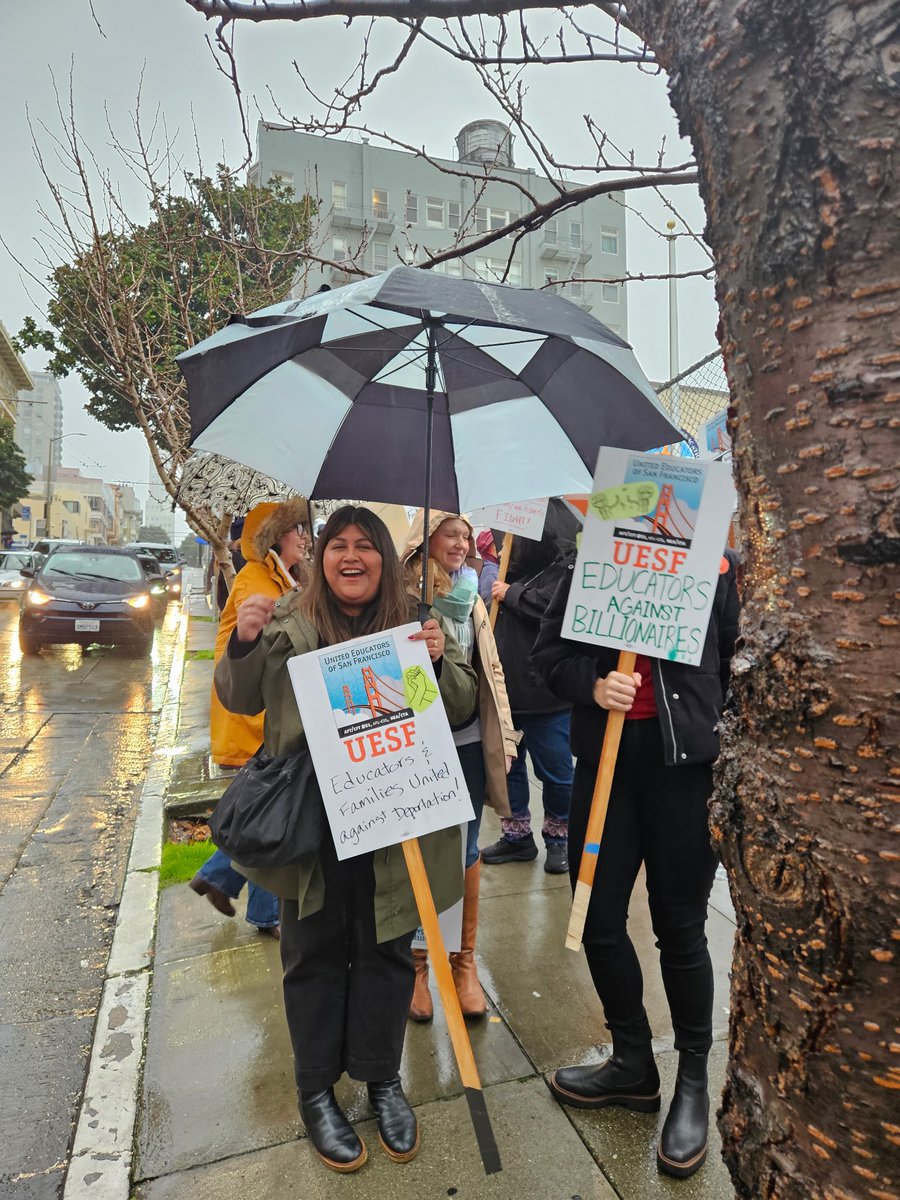 San Francisco educators, parents speak out to demand fully staffed schools and better pay and benefits so educators can afford to live in communities where they work  - and give students the education they deserve <a href="/UESF/">UESF</a> #WeCantWaitCA