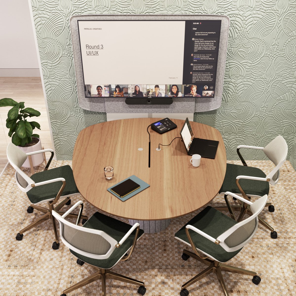Collaboration-ready, tech-enabled and versatile, Ocular™ Coupe Tower by Steelcase is a standalone solution for open or enclosed huddle spaces. bit.ly/3tOZ5KS