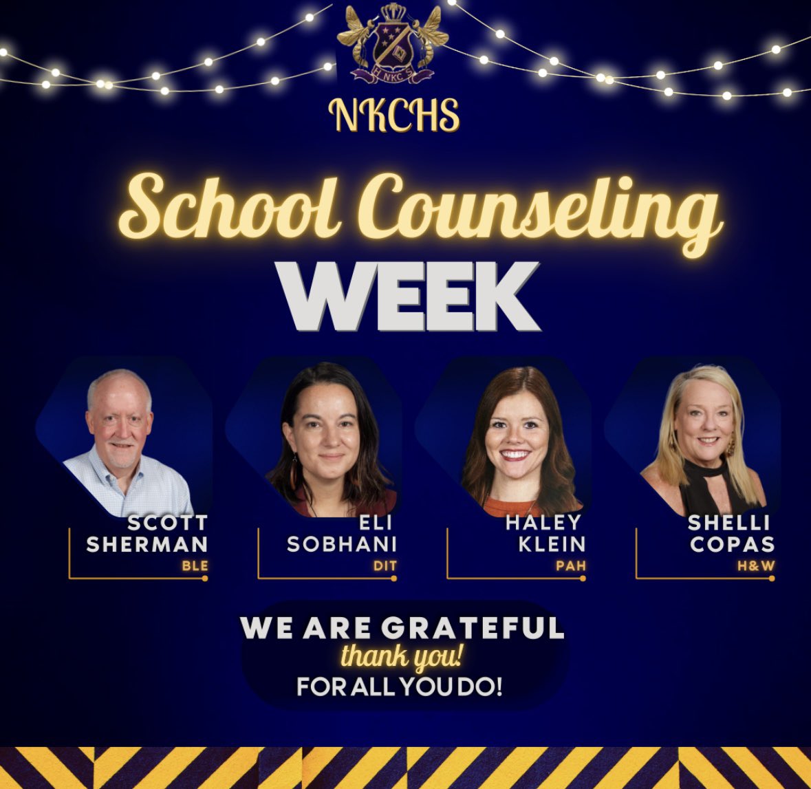 Happy School Counselors Week! We have the best in the business. We are grateful for all that you do. <a href="/NorthtownNews/">Northtown News</a> <a href="/NKCSchools/">NKC Schools</a> <a href="/nkccounseling/">Northtown Counseling</a>
