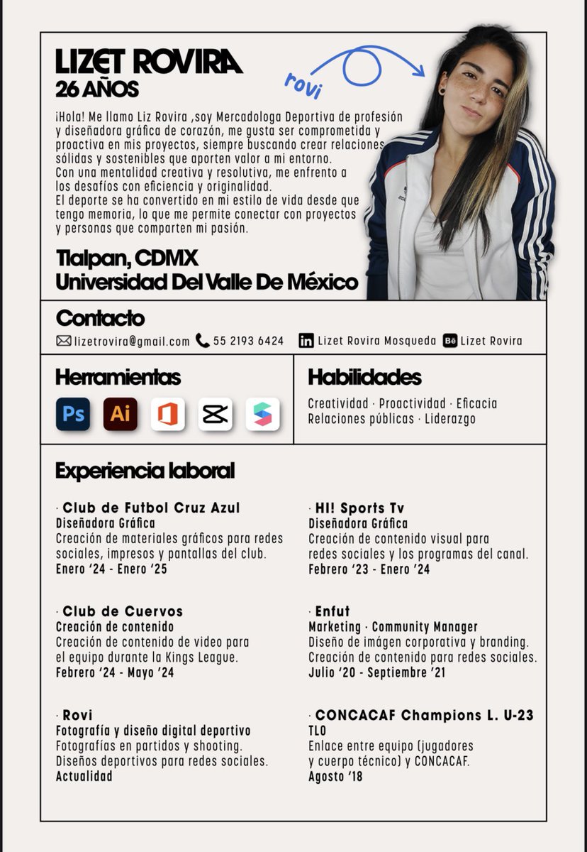 callme_rovii's tweet photo. Holaaaa!!✨
Estoy emocionada de explorar nuevas oportunidades que se puedan alinear con mis pasiones y habilidades, y me permitan crecer profesionalmente.

Si conocen alguna vacante o proyecto interesante, me encantaría conversar y explorar posibilidades.
¡Gracias por leerme!
🧵 https://t.co/sqCu1SdcuN