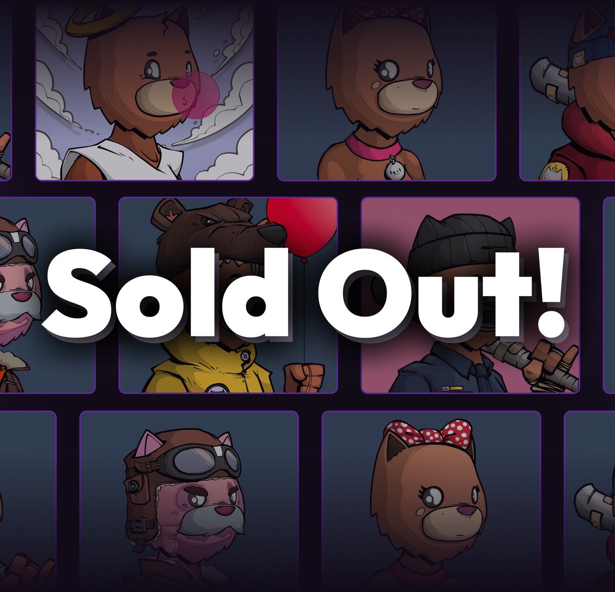 The BERT NFT mint is officially SOLD OUT!

Huge thank you to the entire community for making this happen. 

This is just the beginning - now, we build.