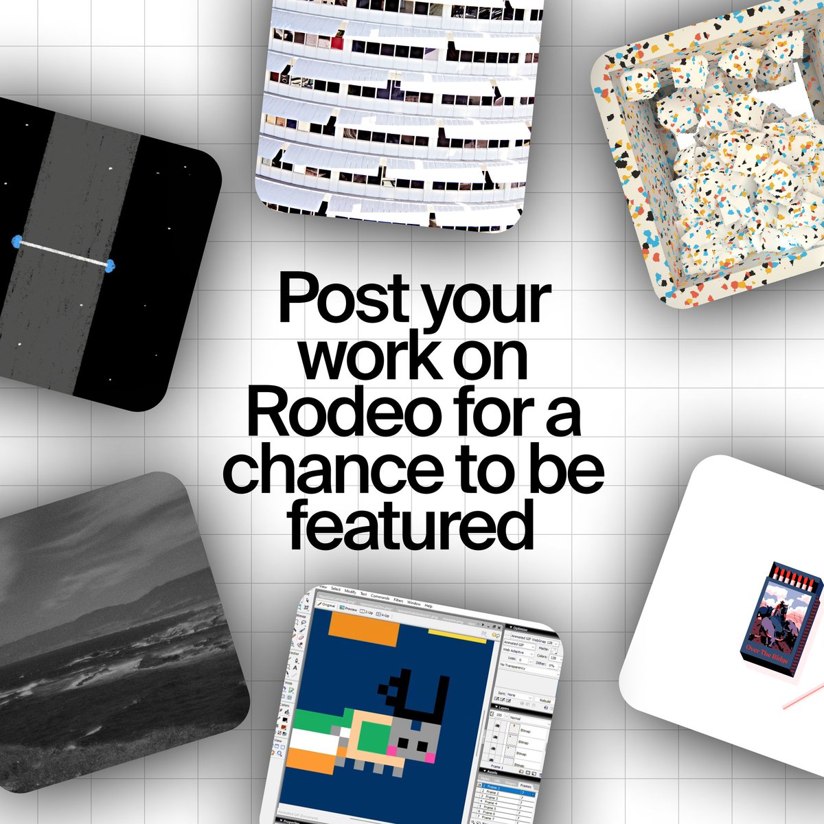 Want to be featured? Post your work on rodeo.club and take your shot.