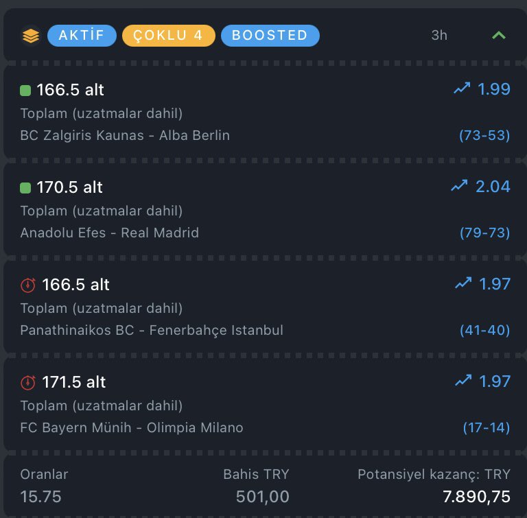 Euroleague kuponu kazanırsa RT yapanlar arasından rondom olarak küsüratı yarın 2 kişiye gönderelim.