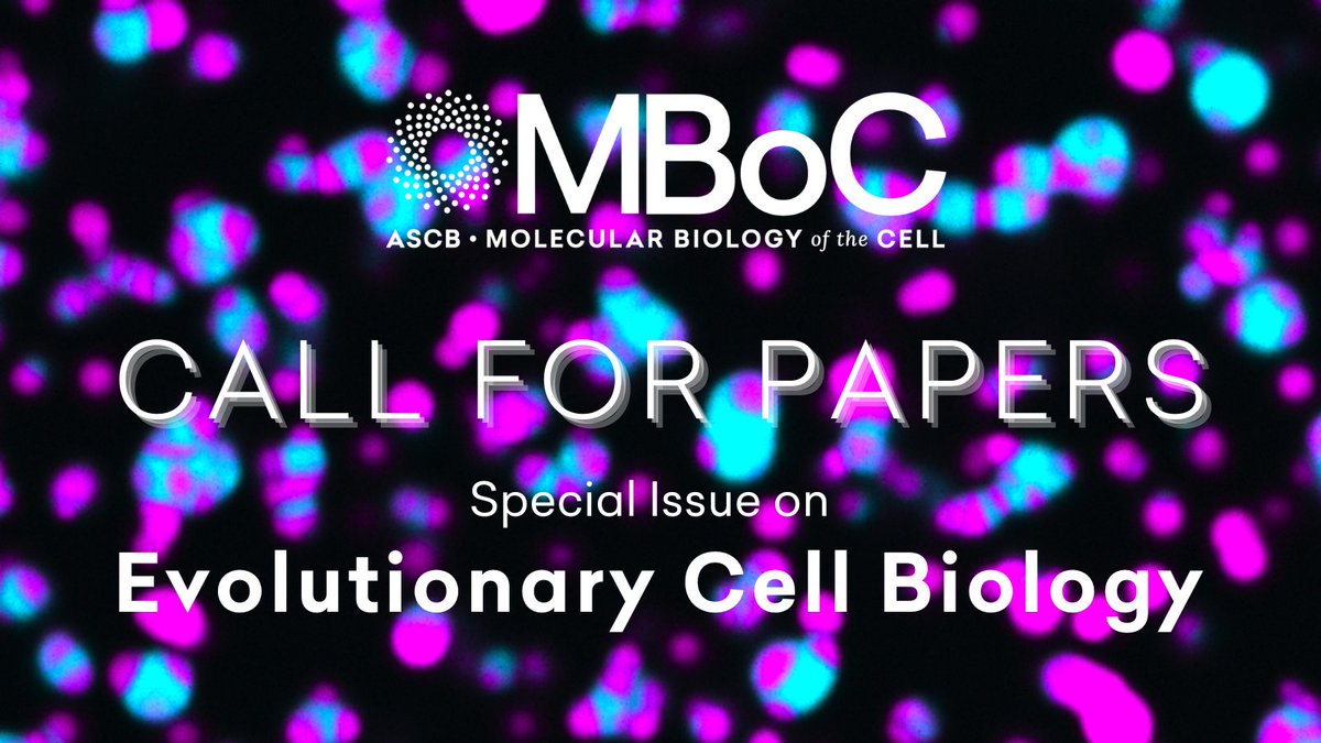 American Society for Cell Biology (@ascbiology) on Twitter photo MBoC Call for Papers on Evolutionary #CellBiology. Submit an article to lead editors:
<a href="/Dey_Gautam/">Gautam Dey</a>, @EMBL
<a href="/McMurraylab/">MichaelMcMurraylab</a>, <a href="/CUAnschutz/">CU Anschutz Medical Campus</a>
@mcmomany, <a href="/universityofga/">UGA</a>
<a href="/onishilab/">OnishiLab_Duke</a>, <a href="/DukeU/">Duke University</a>
<a href="/C_M_Schroeder/">Courtney Schroeder</a>, @UTSWNews
<a href="/HVGoodson/">Holly V. Goodson</a>, <a href="/NotreDame/">University of Notre Dame</a>
Submit: molbiolcell.org/evolutionary-c… MBoC Call for Papers on Evolutionary #CellBiology. Submit an article to lead editors:
<a href="/Dey_Gautam/">Gautam Dey</a>, @EMBL
<a href="/McMurraylab/">MichaelMcMurraylab</a>, <a href="/CUAnschutz/">CU Anschutz Medical Campus</a>
@mcmomany, <a href="/universityofga/">UGA</a>
<a href="/onishilab/">OnishiLab_Duke</a>, <a href="/DukeU/">Duke University</a>
<a href="/C_M_Schroeder/">Courtney Schroeder</a>, @UTSWNews
<a href="/HVGoodson/">Holly V. Goodson</a>, <a href="/NotreDame/">University of Notre Dame</a>
Submit: molbiolcell.org/evolutionary-c…