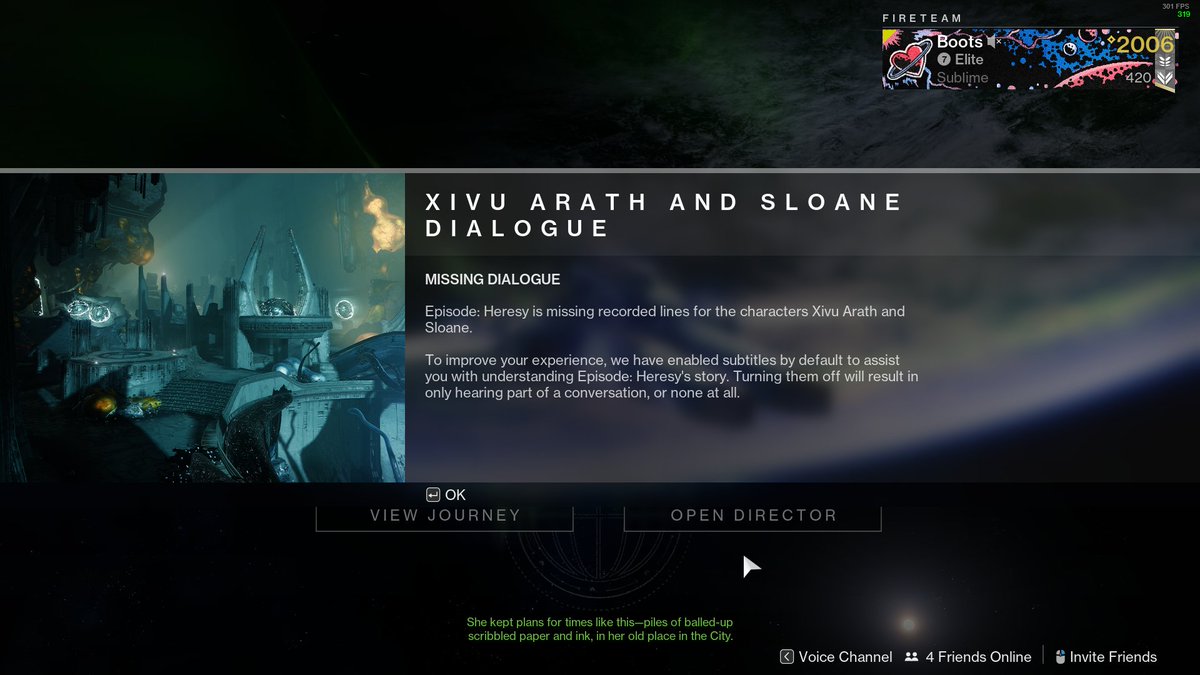 ItzBootsEh's tweet photo. first the servers go down then this lol, bungie never changes 😂 #heresy #Destiny2 #bungie https://t.co/1DXdVSrxuh