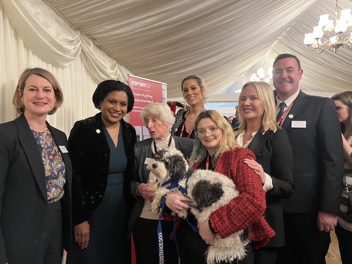 Janet Daby MP (@janetdaby) on Twitter photo It was a privilege to hear from young people who have been supported by <a href="/CoramVoice/">Coram Voice</a>, at their 50th anniversary event last night hosted by <a href="/helenhayes_/">Helen Hayes 💙🌹</a> and Baroness Butler Sloss.
Congratulations on all the work Coram has done over the past 50 years, and still do today. It was a privilege to hear from young people who have been supported by <a href="/CoramVoice/">Coram Voice</a>, at their 50th anniversary event last night hosted by <a href="/helenhayes_/">Helen Hayes 💙🌹</a> and Baroness Butler Sloss.
Congratulations on all the work Coram has done over the past 50 years, and still do today.