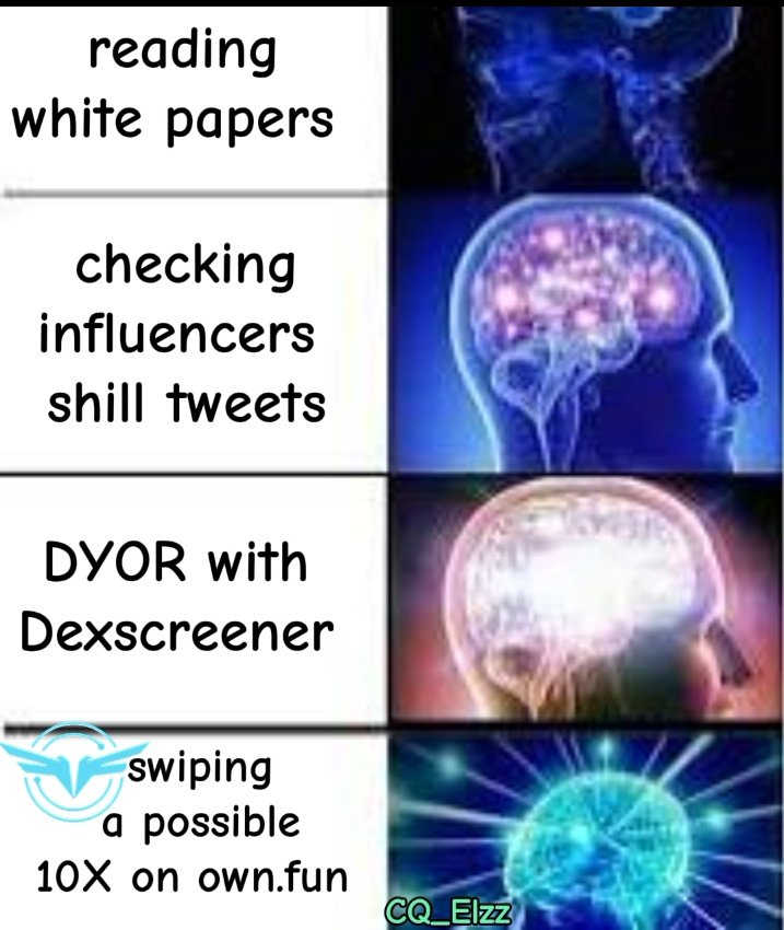 Crypto is hard, but swiping for alpha? That’s easy. 😂

I cooked up some brutal memes about <a href="/OwnDotFun/">Own.fun</a> O.F, token discovery and degen culture.

Brace yourself, this #Ownyourfun meme 🧵 hits too close to home.

Tagging my gees <a href="/OmegaOnChain/">Omega Wolf</a>  <a href="/thejustinson/">Justin, Imago Dei</a> 💪🏾