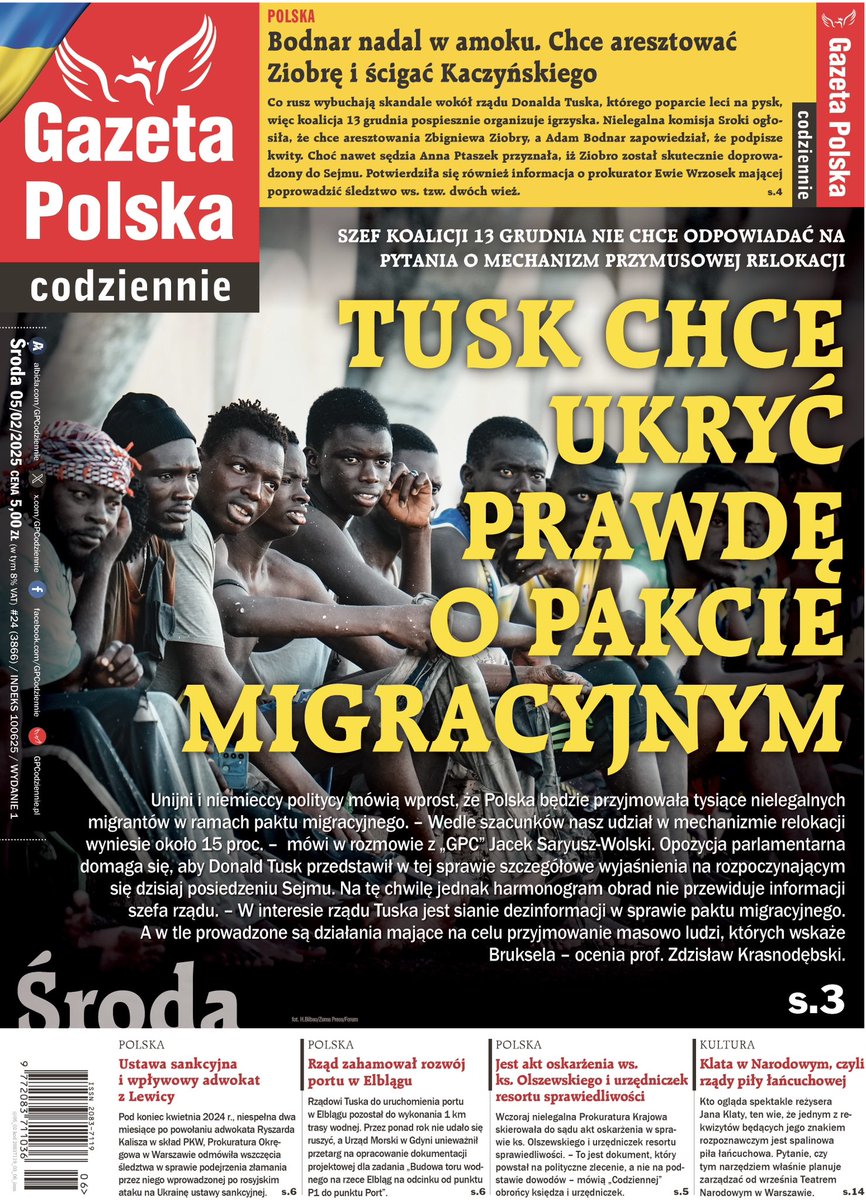 GPCodziennie's tweet photo. #SKANDAL \ Tusk chce ukryć prawdę o pakcie migracyjnym. Szef koalicji 13 grudnia nie chce odpowiadać na pytania o mechanizm przymusowej relokacji. Więcej ℹ️ od 00:00 na » https://t.co/EDVldJkeHO
Wspieraj #SWSmedia » https://t.co/fzu0qGvJ8U https://t.co/a93n6xaWyP