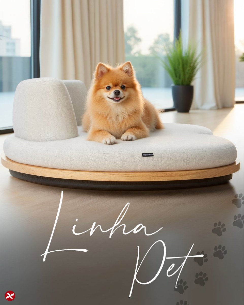 flexformbr's tweet image. Linha Pet, desenvolvida para proporcionar conforto e segurança para o seu amigo de 4 patas. 🐾 
Disponível em nosso site! 

#linhapet #flexform #lancamento
