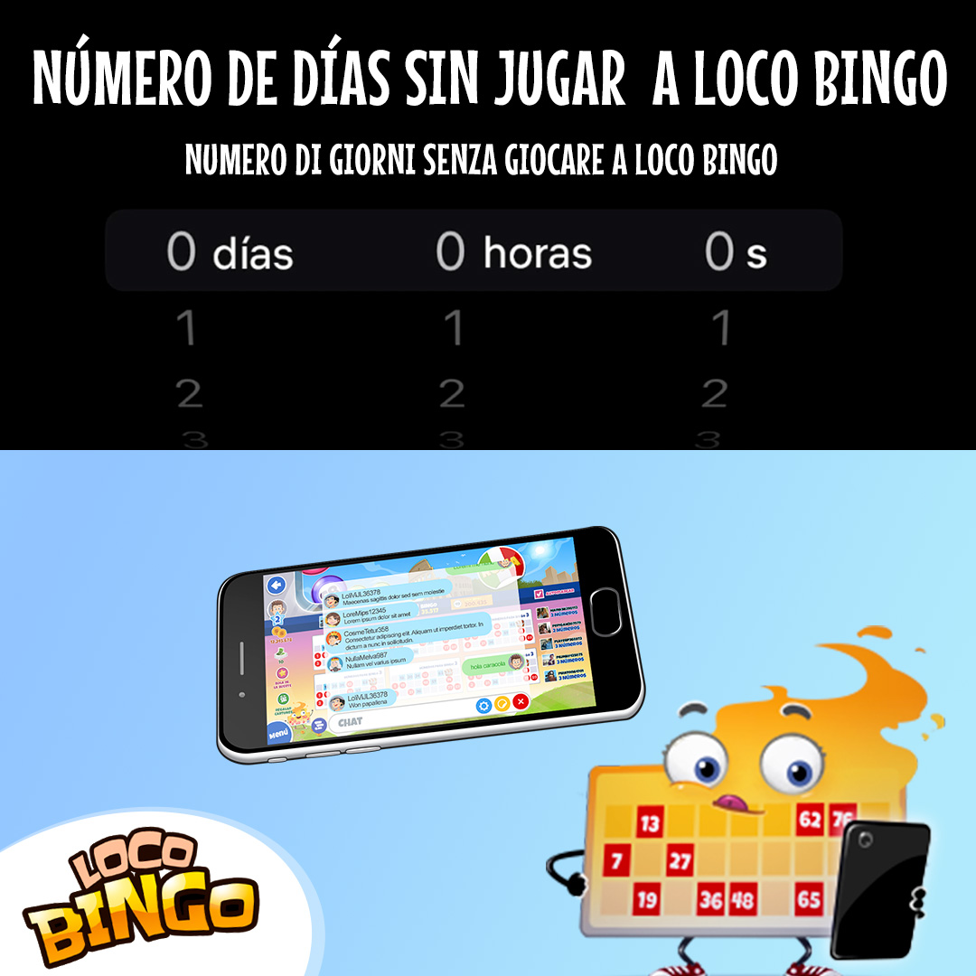 LocoBingo_game's tweet photo. Comenta cuál fue el último día que jugaste a Loco Bingo. 🕹️ 🎱 ¡Nosotros esta mañana en el desayuno! ☕ 📱

Commenta l'ultimo giorno in cui hai giocato a Loco Bingo. 🕹️ 🎱 Noi stamattina a colazione! ☕ 📱

¡Vamos todos a jugar! ❤️   https://t.co/sNevbJhYsN https://t.co/1q11mNCm4h