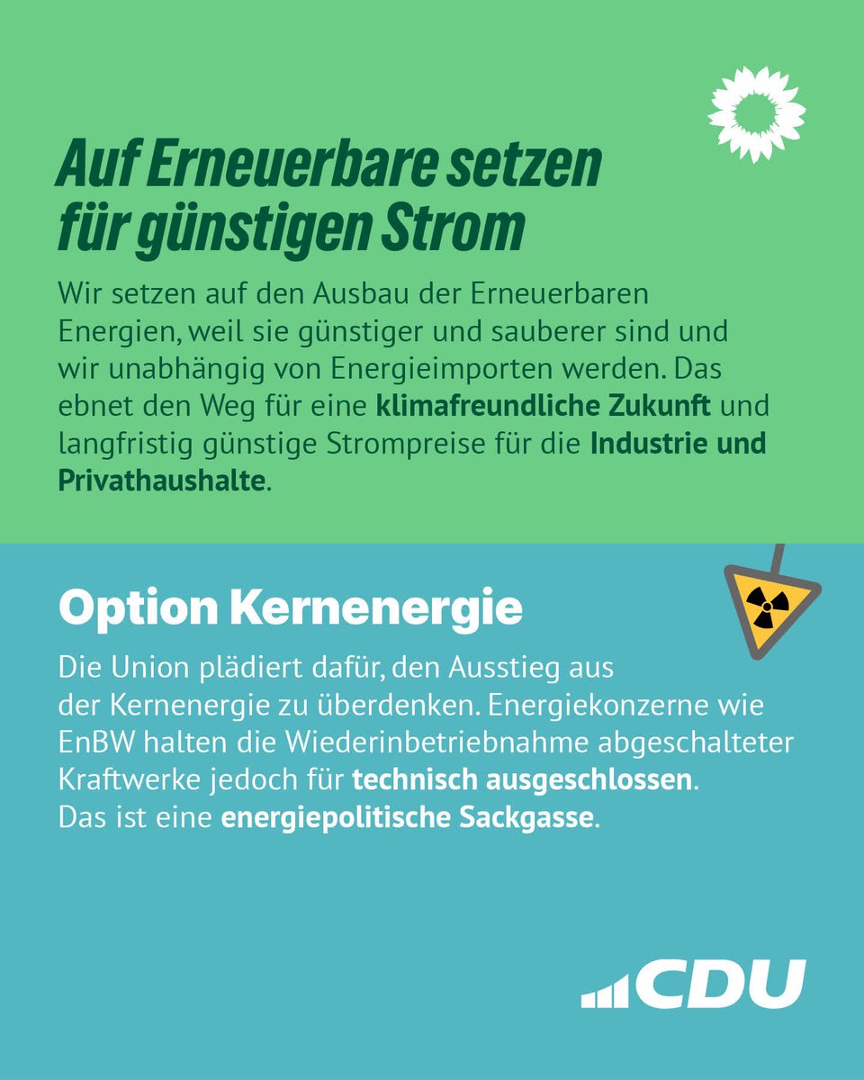 #Habeck vs. #Merz: Was würde wer für die Wirtschaft bedeuten?

Ich finde diese Gegenüberstellung sehr überzeugend. Du auch? Dann komm ins Team Habeck: teilen.gruene.de/s/cYeDMwrI