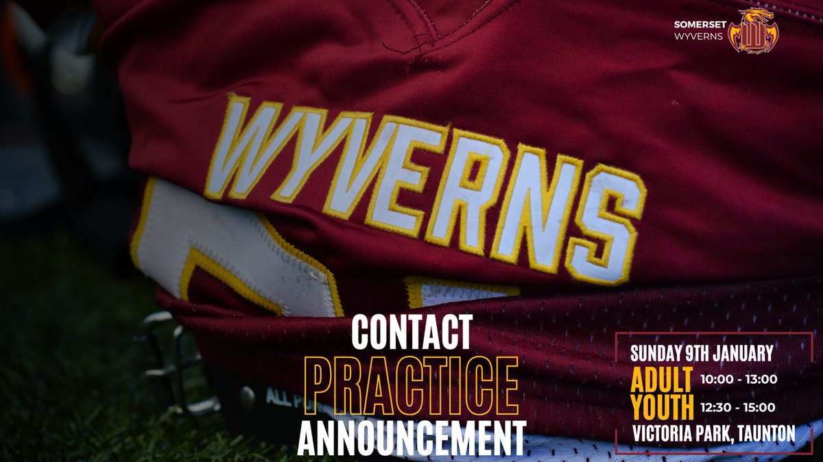 🏈 Contact Practice + Super Bowl Sunday! 🔥

We’re back on the field this Sunday, 9th February at Victoria Park, Taunton!

🦾 Adult Contact: 10:00 - 13:00
⚡ Youth Contact: 12:30 - 15:00