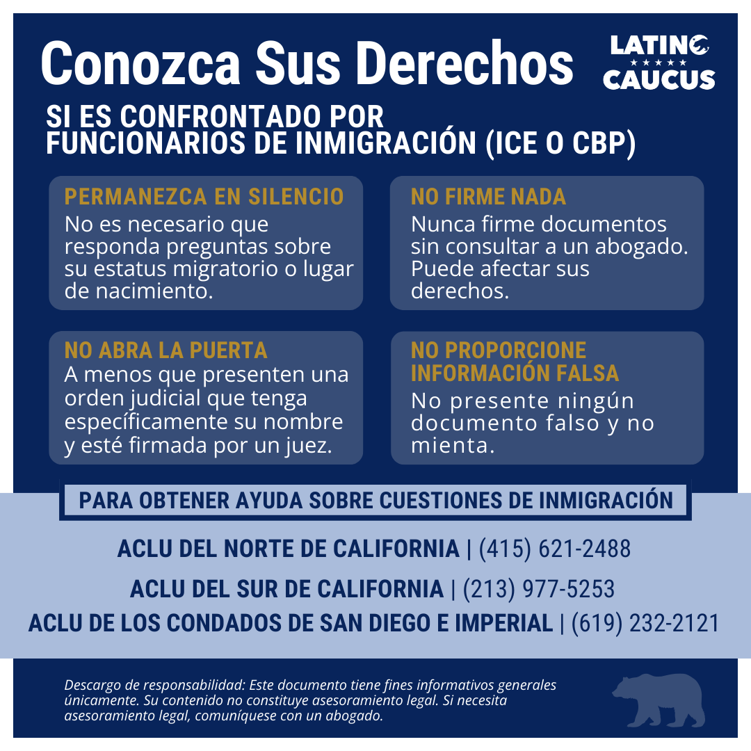bellgardenscity's tweet photo. ✨ Your rights matter! Knowing them is our first step to empowerment. 💪 Read below to learn how to protect yourself and your loved ones. Share widely—knowledge is power! 🌟 #KnowYourRights #ImmigrantRights #PowerNotPanic

@SenGonzalez33 @LatinoCaucus https://t.co/J1rcDssz2p