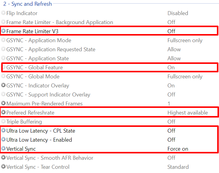 Chegando pra documentar um workaround pra um bug chatinho no Miranha 2. G-Sync não aplicando, ocasionando micro-stuttering. <a href="/aziebert/">Alexandre Ziebert</a> 

1- Desabilitar o MPO: nvidia.custhelp.com/app/answers/de…

2- Desabilitar ULL e outras otimizações via Profile Inspector (imagens)

Resultado: Jogo LISO!