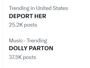 These Federal gov't changes are going too far. Nobody puts Dolly in a corner-- or on a one-way flight to Gitmo!