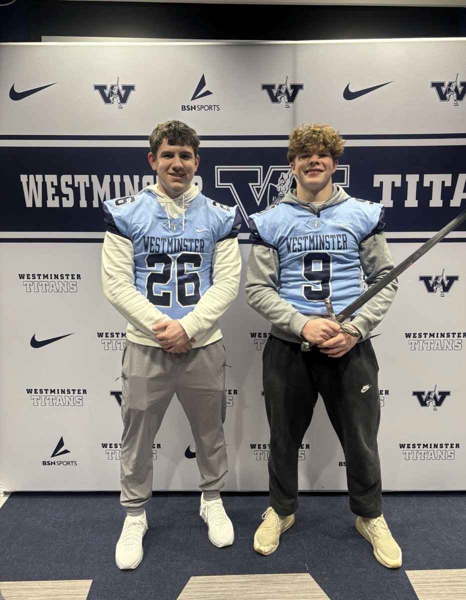 Logan Parson (@parsonl_25) on Twitter photo Thank you <a href="/CoachMundis/">Connor Mundis</a> and <a href="/coachbenzel/">Scott Benzel</a> for the great visit and opportunity to play at the next level! <a href="/WCtitansFB/">Westminster Football</a> <a href="/jacob_kitz/">Jacob Kitz</a> Thank you <a href="/CoachMundis/">Connor Mundis</a> and <a href="/coachbenzel/">Scott Benzel</a> for the great visit and opportunity to play at the next level! <a href="/WCtitansFB/">Westminster Football</a> <a href="/jacob_kitz/">Jacob Kitz</a>
