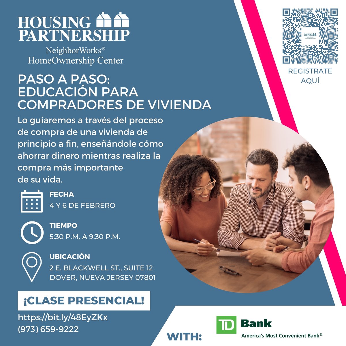 ¡HOY - No te pierdas nuestra próxima clase de educación para compradores de vivienda! En esta clase, aprenderá todo lo que necesita saber para avanzar con confianza en el proceso de compra de una vivienda.

Regístrate aquí: bit.ly/48EyZKx