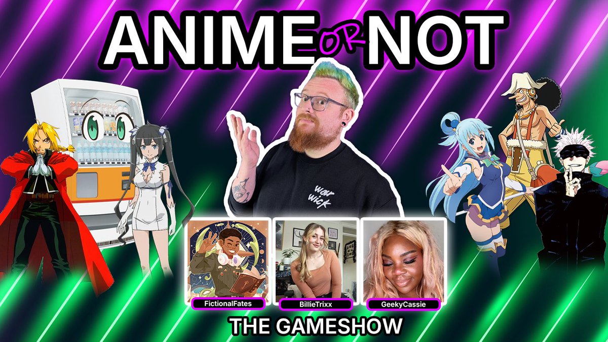 warwick πΈ (@warwickisonline) on Twitter photo Do you know your shonen to your shojo? Your harem to your isekai? ITS TIME TO FIND OUT!
<a href="/joelrochesterr/">joel π‘π</a> <a href="/BillieTrixx_/">BillieTrixx</a> & <a href="/GeekyCassie/">Cassie π UK Games Expo</a> joins Warwick for the brand new gameshow:
π₯ ANIME OR NOT π₯
π Wed 7pm GMT/11am PT/2pm ET
β‘οΈ /Warwick on <a href="/Twitch/">Twitch</a>
#anime #twitch Do you know your shonen to your shojo? Your harem to your isekai? ITS TIME TO FIND OUT!
<a href="/joelrochesterr/">joel π‘π</a> <a href="/BillieTrixx_/">BillieTrixx</a> & <a href="/GeekyCassie/">Cassie π UK Games Expo</a> joins Warwick for the brand new gameshow:
π₯ ANIME OR NOT π₯
π Wed 7pm GMT/11am PT/2pm ET
β‘οΈ /Warwick on <a href="/Twitch/">Twitch</a>
#anime #twitch