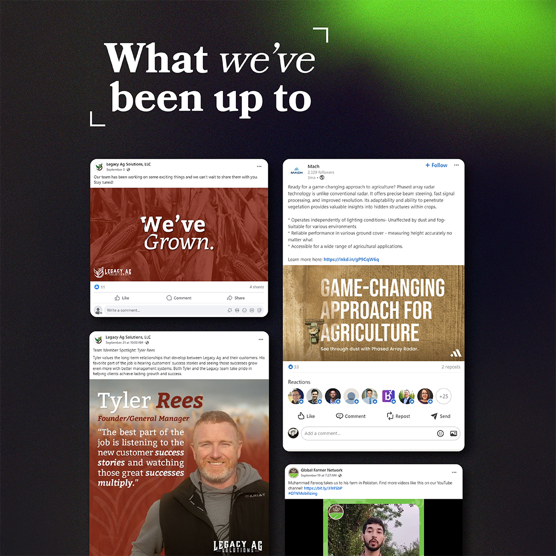 We’ve been busy creating top-notch digital media for our clients lately. Ready to add us as a valuable member of your team? Schedule a call today! 
agculturemarketing.com/schedule-a-cal…
