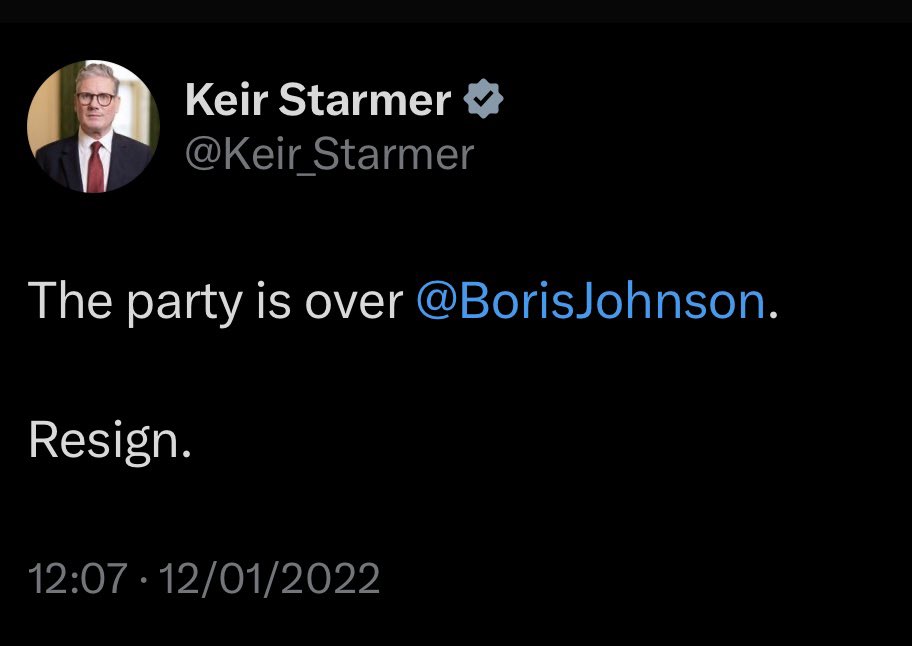 ArchRose90's tweet image. The hypocrisy is over @Keir_Starmer.

Resign.