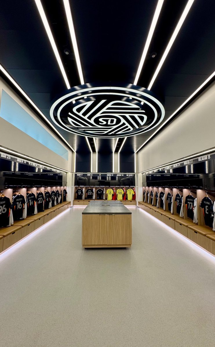 FavianRenkel's tweet image. The San Diego FC locker room.

📸 @sandiegofc 

#SDFC
