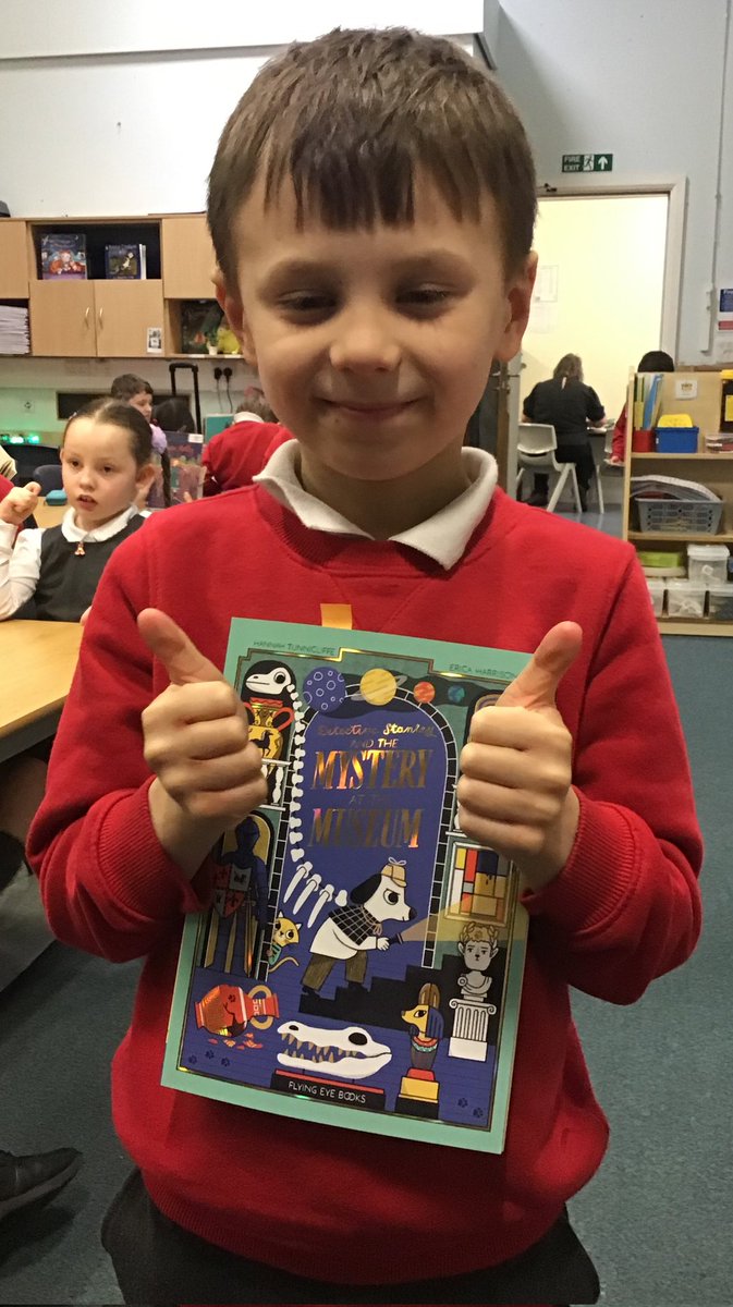 DukeStPrimary's tweet photo. Theo in Spruce Class has just finished this book from our @_Reading_Rocks_ subscription. He said it was 'epic' and 'the best book' he's ever read! βοΈβοΈβοΈβοΈβοΈππ₯° @FlyingEyeBooks #readingforpleasure #readingisoursuperpower https://t.co/dGe7VQ2xwv