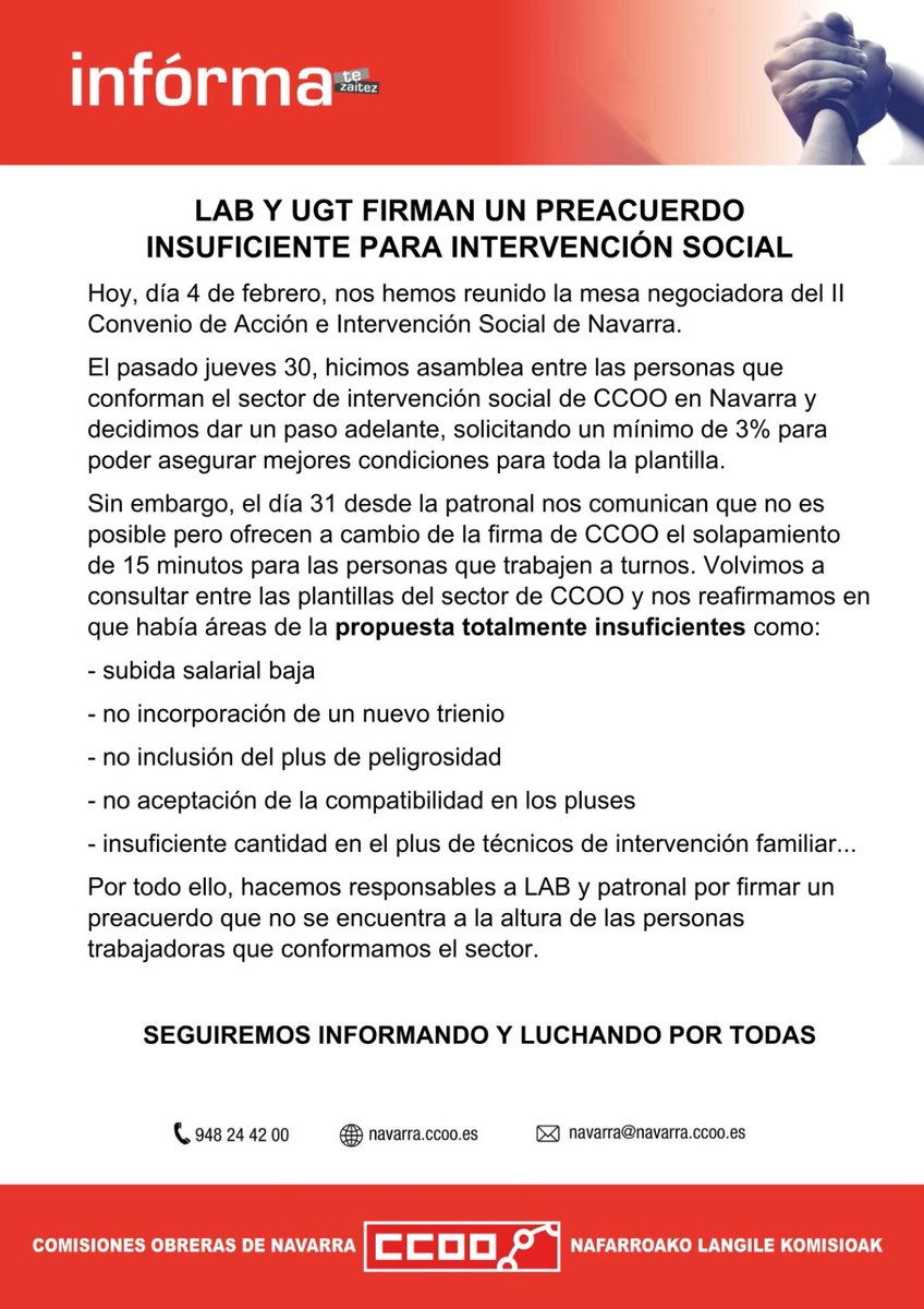 FSC CCOO Navarra tweet media