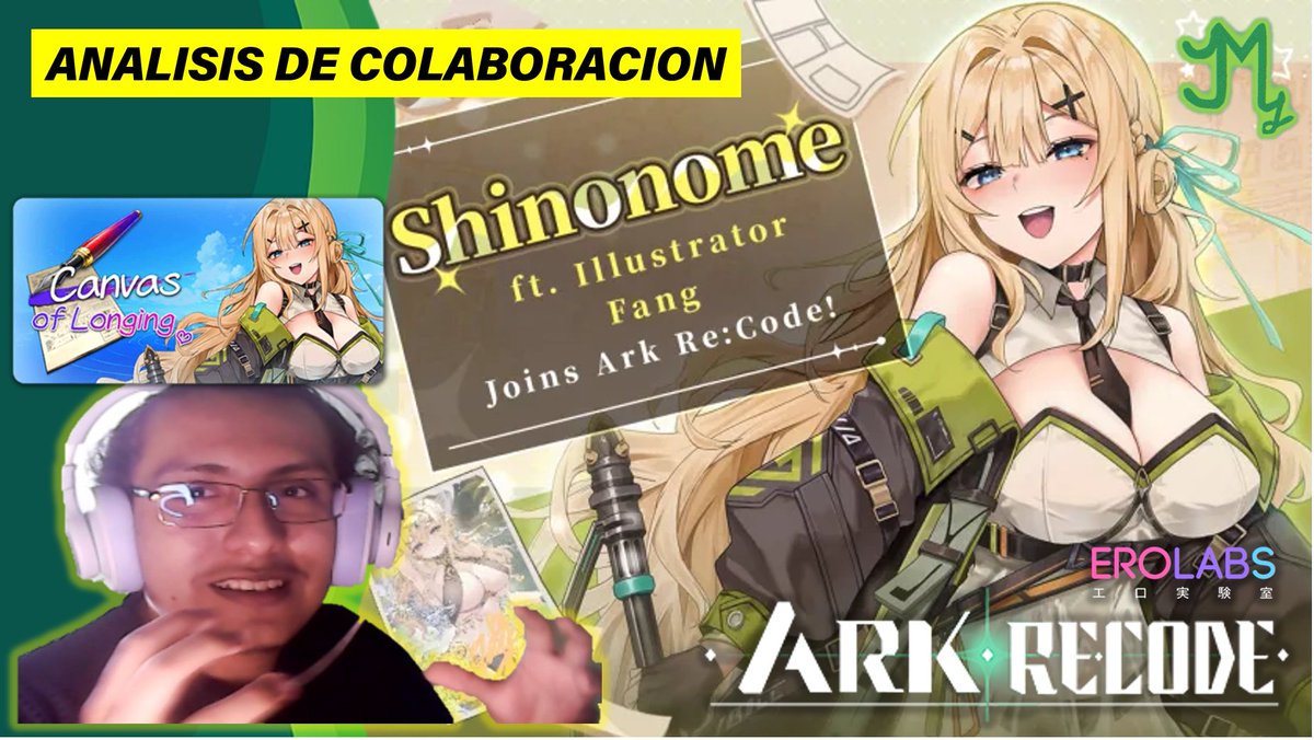 JuanmyTc's tweet photo. https://t.co/bzycCyB8J6
【JuanmyTC】 ARK RECODE | Análisis de Colaboración - SHINONOME ft. Fang
Hoy vamos a analizar el nuevo personaje próximo a ingresar al juego

Shinonome es muy interesante 🤔
#ArkReCode #EROLABS

@arkrecordwiki @ArkRecodeEN https://t.co/0DU5lsikeK