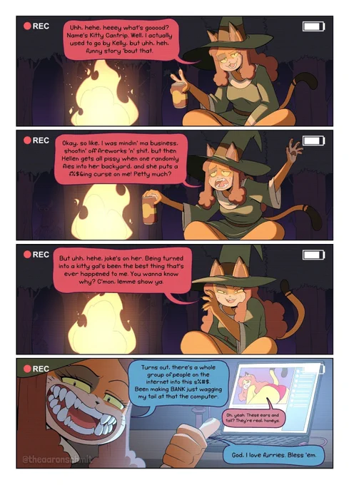 Hope y'all have been enjoying my new comic series #TrailerParkWitches so far! I've been having a BLAST drawing every page of these gremlin witches' shenanigans, and I can't wait to show y'alls more. 